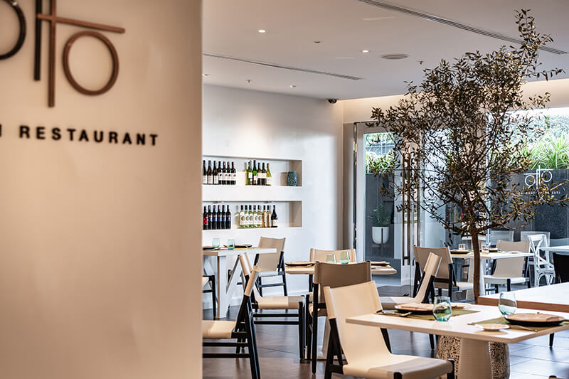 Relaxing dining experience