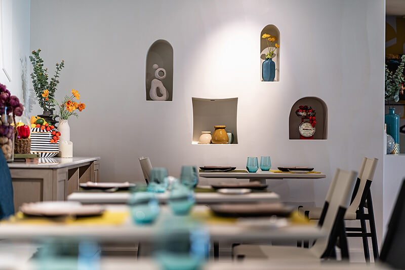 Relaxing dining experience
